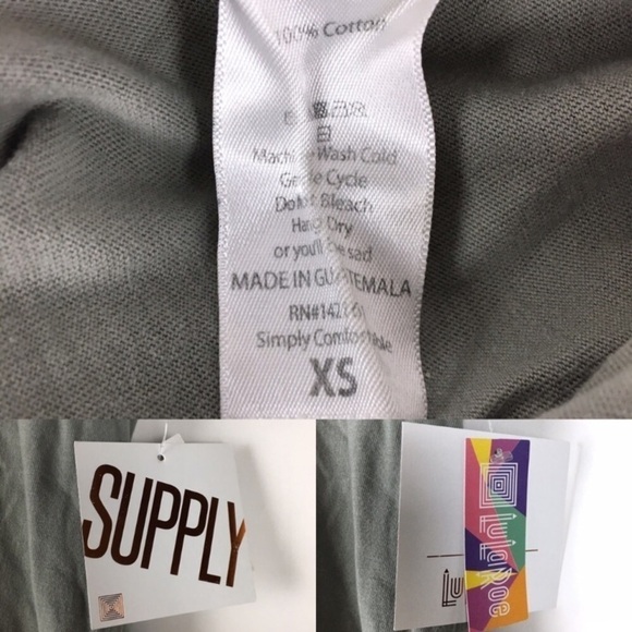 LULAROE Classic T Shirt Short Sleeve Supply Logo Consultant Rainbow Size XS NWT - Picture 6 of 9